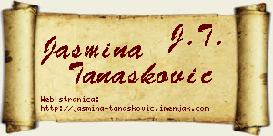 Jasmina Tanasković vizit kartica